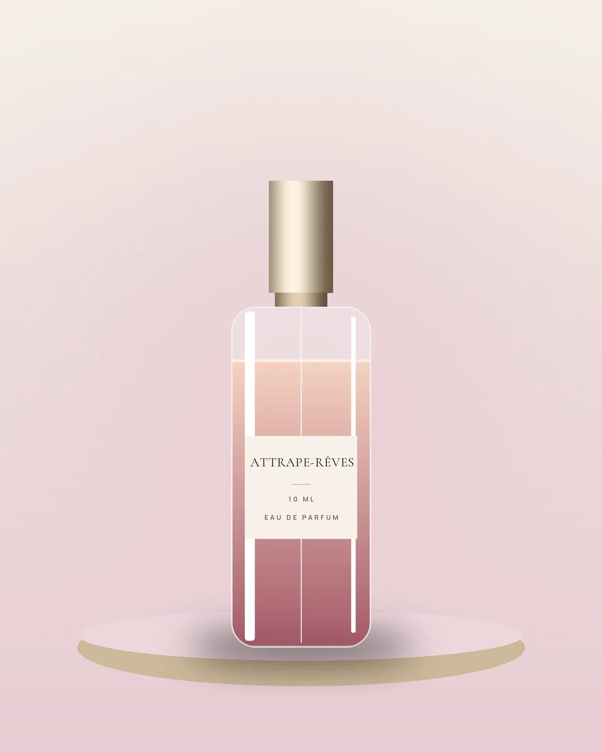 10 ml glass atomizer filled with Attrape-Rêves Eau de Parfum